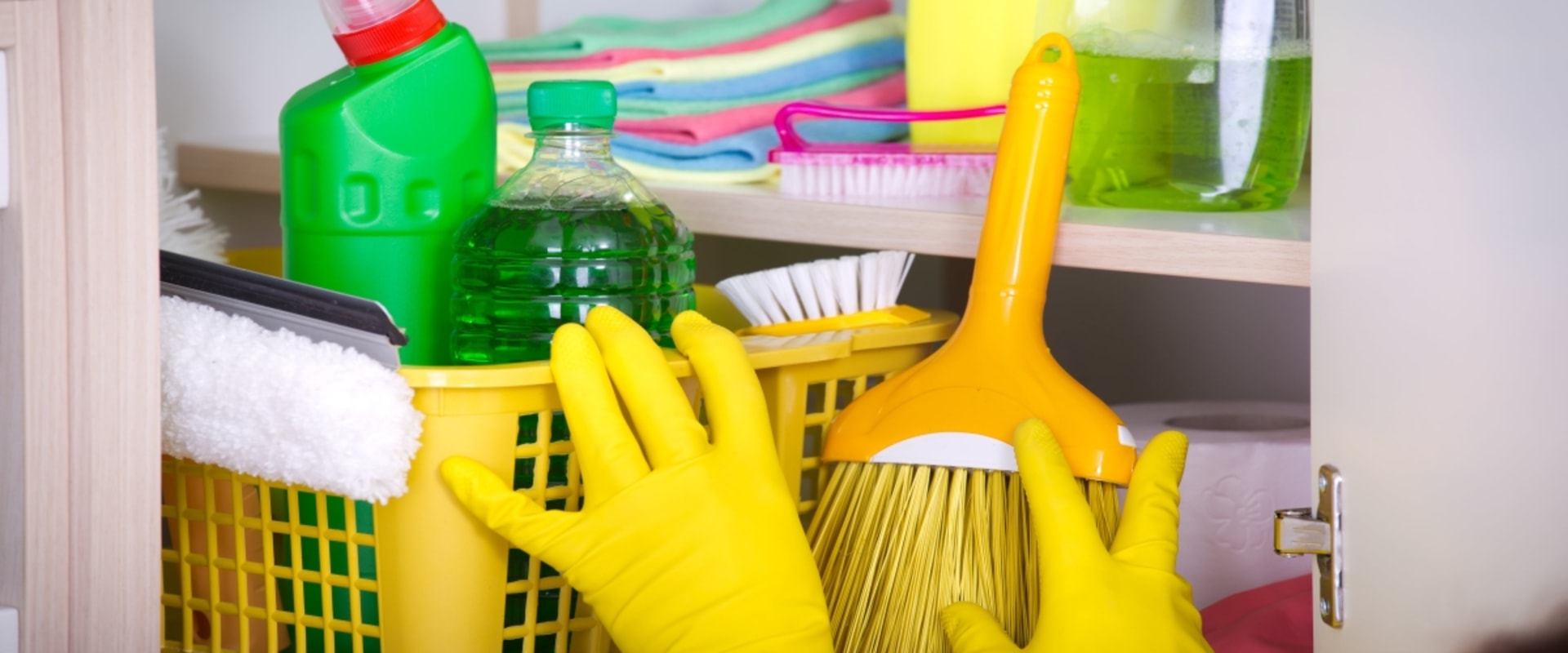 What are the most important steps to take when cleaning a house?