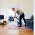 What is the correct order of cleaning a house?