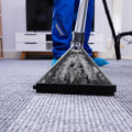 What do professionals use to clean carpet?