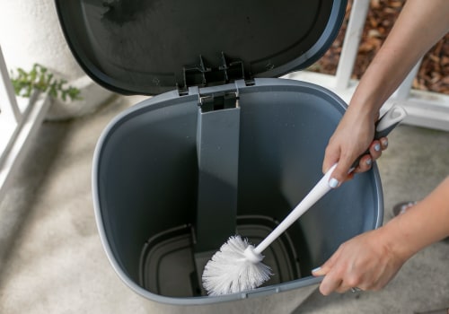 How often should you empty all of your trash cans in your house?