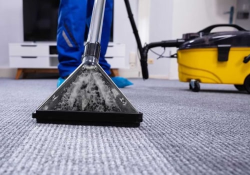What do professionals use to clean carpet?